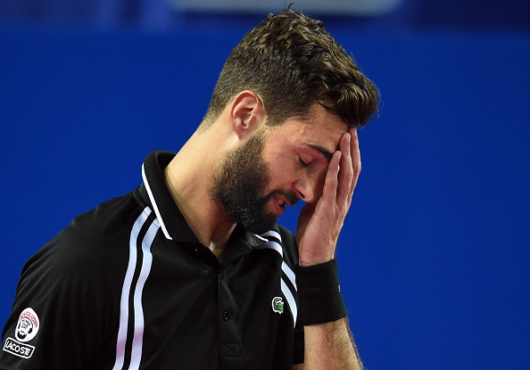 Benoit Paire looks on with disappointment (Photo: Getty Images)