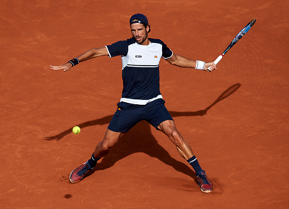 Feliciano Lopez in action against Philipp Kohlschreiber (Photo: Manuel Queimadelos Alonso/Getty Images)