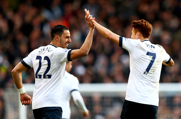 Chadli has scored 25 goals in three seasons for Spurs