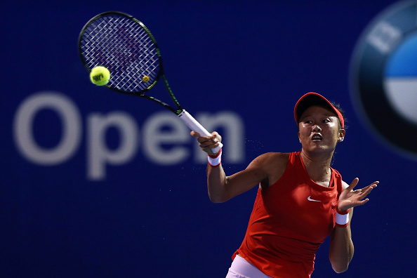 Kai-chen with an impressive win | Photo courtesy of: Stanley Chou/Getty Images