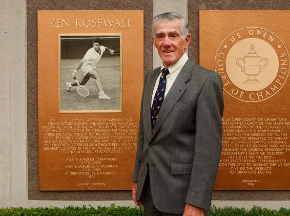 Ken Rosewall at the US Open (Photo: Mike Stobe/Gettty Images) 