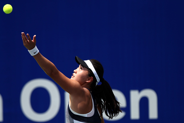 Zhu enters her first semifinal of the year | Photo courtesy of: Stanley Chou/Getty Images