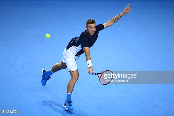 Dan Evans is one of the star names to be featuring in Nottingham. (picture: Getty Images / Jordan Mansfield)