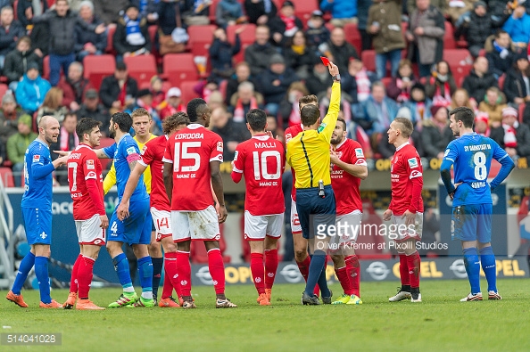 Donati was shown a red card the last time these two sides met | Photo: Getty Images