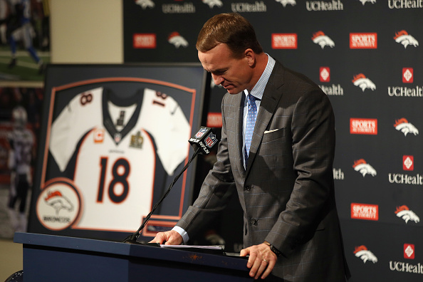 Cabisbaixo, Peyton se despede da NFL com sensação de dever cumprido (Foto: Getty Images)