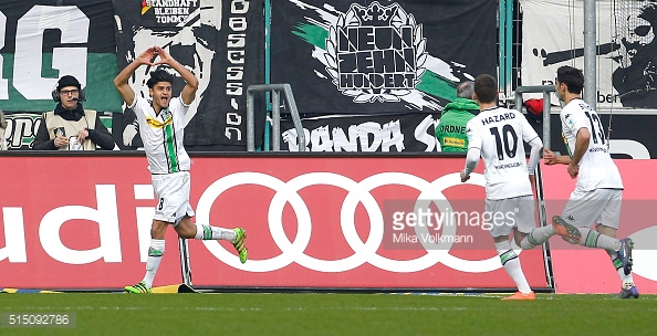 Dahoud celebrates scoring the hosts third goal the last time the two sides met | Photo: Getty Images