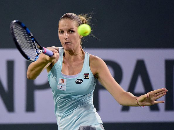 Pliskova was in the driver's seat in the early stages of the first set | Photo courtesy of: Harry How/Getty Images