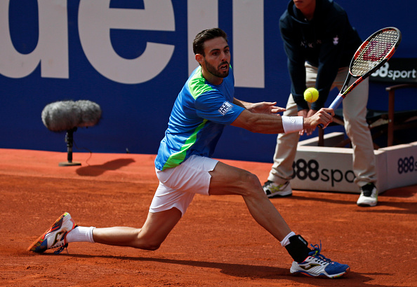 Marcel Granollers in action against Rafael Nadal at the Open Banc Sabadell (Photo: NurPhoto/Getty Images) 