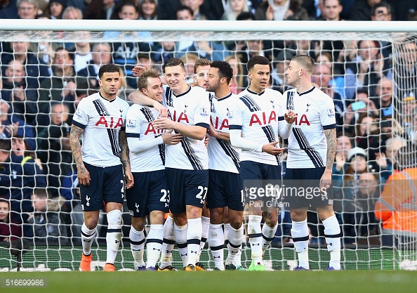 Tottenham celebrate another win against The Cherries (Photo: Getty images)