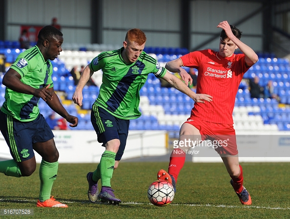 Reed and Olomola in action for the reserves. Photo:Getty