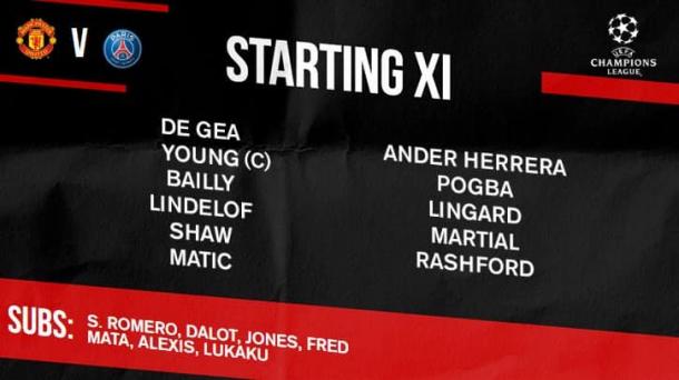 twitter del Manchester United.