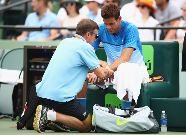 del Potro continues despite feeling pain on his left wrist | Photo courtesy of: Clive Brunskill/Getty Images