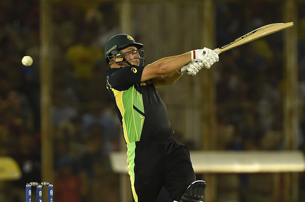 Aaron Finch made an explosive start for Australia (photo:getty)