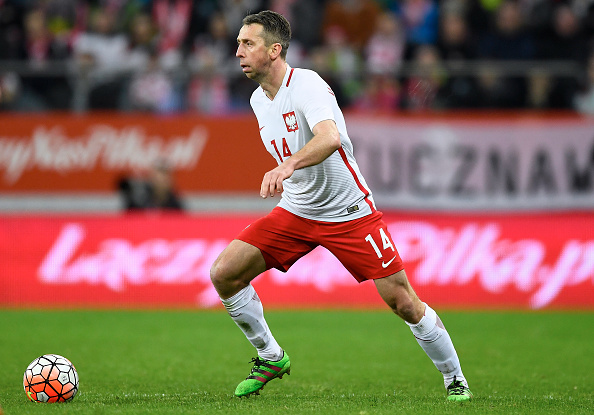 Jakub Wawrzyniak featuring for Poland against Finland | Photo: Adam Nurkiewicz/Getty Images