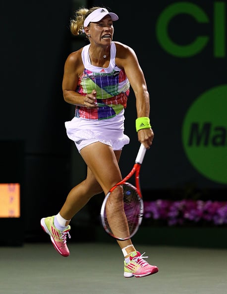 Kerber comes back to level the set before clinching victory | Photo courtesy of: Mike Ehrmann/Getty Images