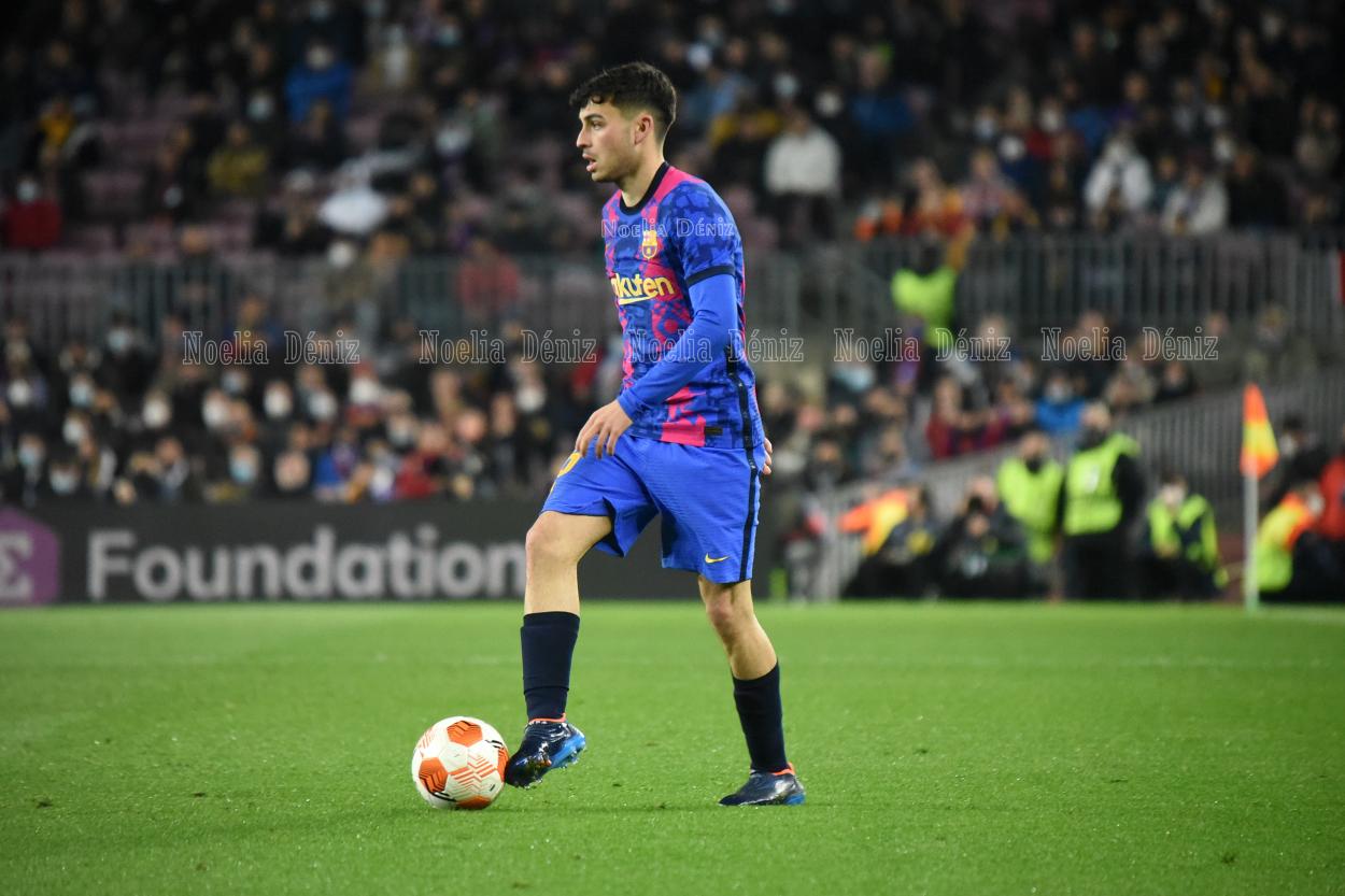 Pedri en el Camp Nou. | Foto: Noelia Déniz