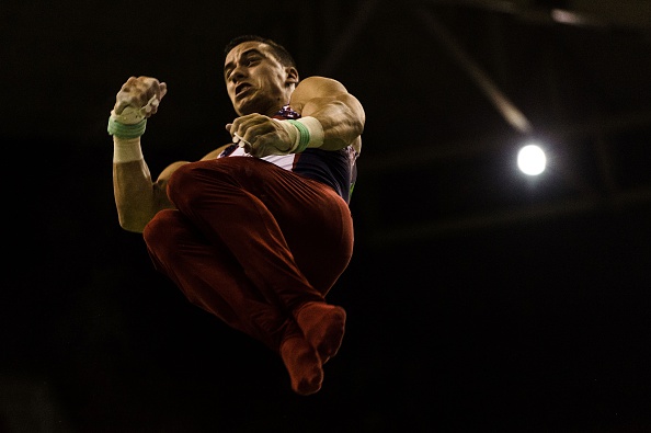 Jake Dalton performs at the Aquece Rio Test Event in April/Getty Images