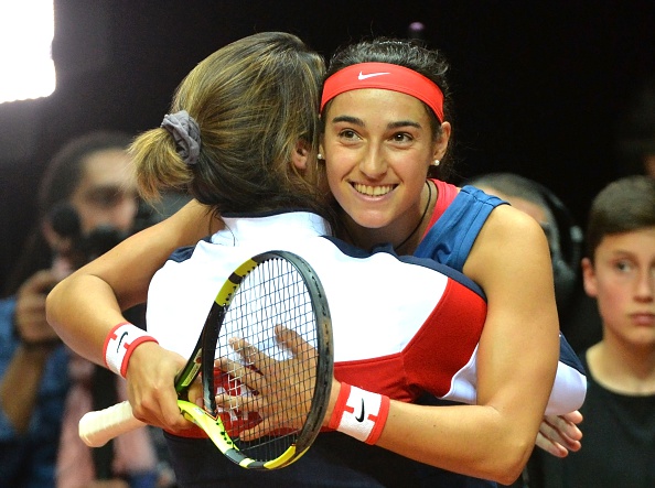 Garcia closes out a straight sets victory | Photo: Jean-Francois Monier/Getty Images