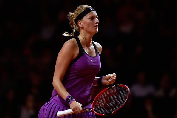 Kvitova made the semifinals of Stuttgart in April, racking in her first top 10 win of the year against Garbiñe Muguruza in the quarterfinals. Photo credit: Dennis Grombkowski/Getty Images.