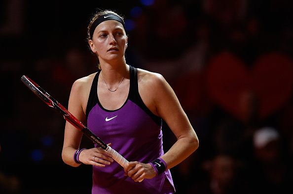 Kvitova's first service points was a key of the match. Photo credit: Dennis Grombkowski/Getty Images.