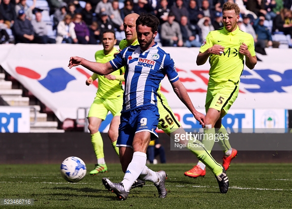 Grigg scored twice against Forest in August. (picture: Getty Images / Nigel Roddis)