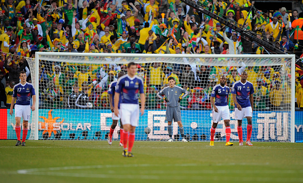 Les Bleus once again failed to progress from the group stages in South Africa 2010 (photo:getty)