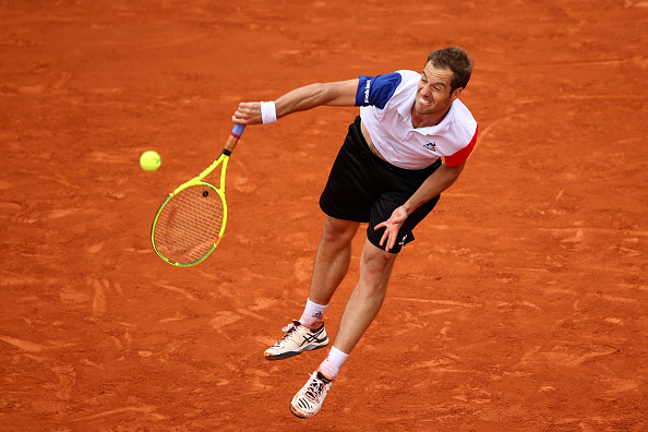 Richard Gasquet serving to Bjorn Fratangelo (Photo: Clive Brunskill/Getty Images)