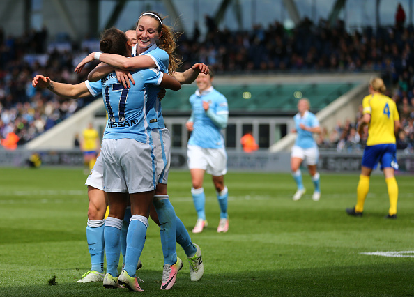 Manchester City remain the team to beat this year. (Photo: Dave Thompson - The FA/The FA via Getty Images)