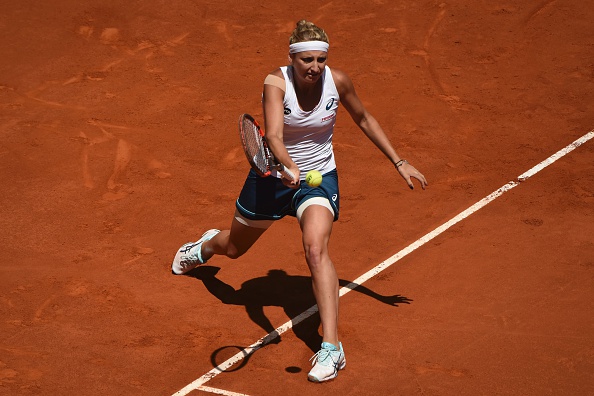 Bacsinszky in action in Rome | Photo: Pedro Armestre/Getty Images