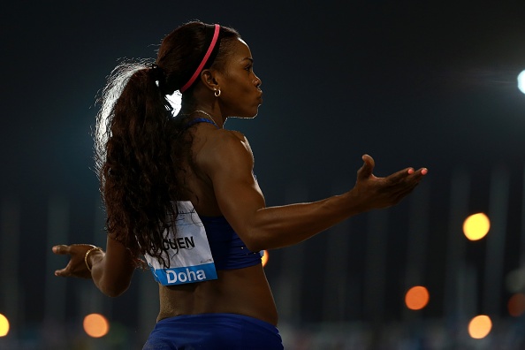 Caterine Ibarguen competes in the women's triple jump event at the Diamond League (Photo: Anadolu Agency/Getty Images)