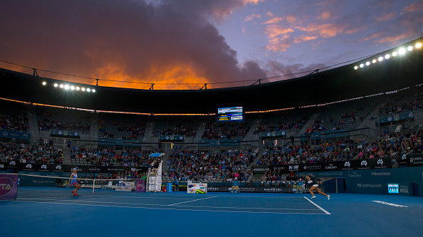 The view inside Ken Rosewall Arena, the largest stadium in Sydney Olympic Park, during last year's tournament. Photo credit: Steve Christo/Getty Images.