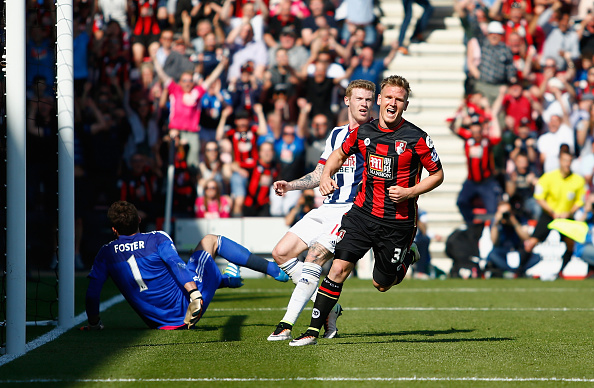 Matt Ritchie scored a late equaliser for The Cherries when the sides last met back in May (getty)