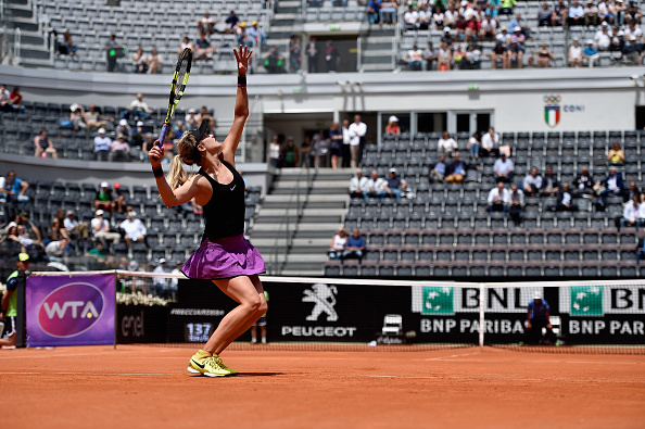 Bouchard has made two finals in 2016, Hobart and Kuala Lumpur. Photo credit: Dennis Grombkowski/Getty Images.