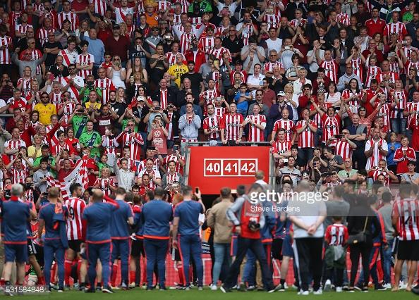 Scenes like this, at the end of the 2015/16 season, were not repeated this time around. Photo: Getty.