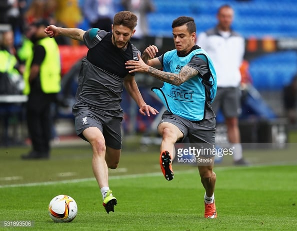 Lallana has formed a fantastic partnership with Coutinho and Firmino. Photo: Michael Steele/Getty