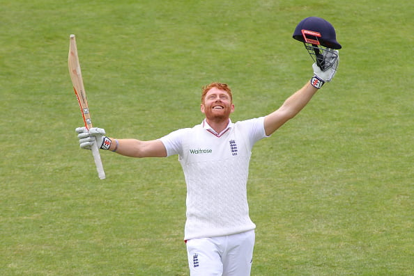 Bairstow revels in his ton (photo:getty)