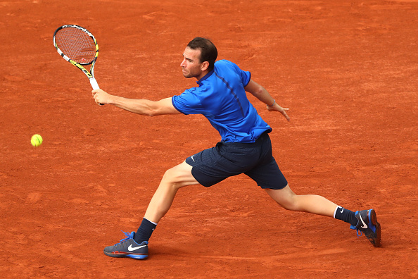 Adrian Mannarino in action at Roland Garros (Photo: Julian Finney/Getty Images)