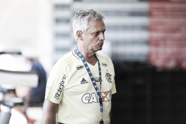 Rueda comandou atividade às vésperas da decisão na Copa do Brasil (Foto: Gilvan de Souza/Flamengo)