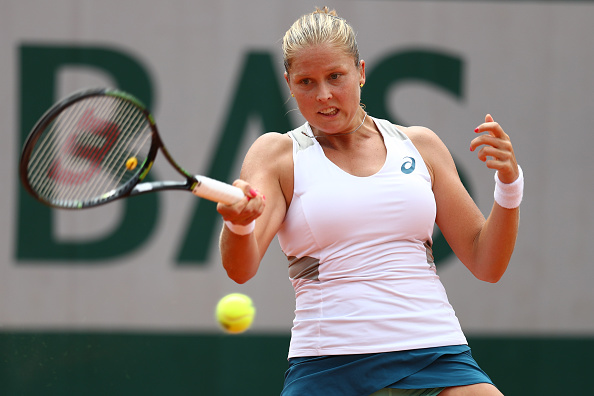 Rogers dominated the third set the same way she did the first: with a bagel and sealed her first career foirth round at a Grand Slam/Julian Finney/Getty Images