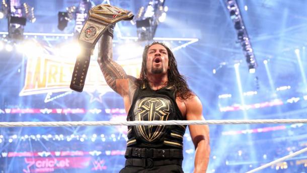 Roman Reigns en Wrestlemania 32 (WWE.com)