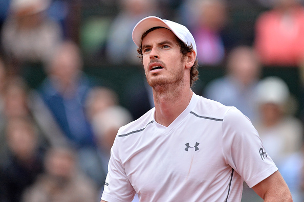 Andy Murray reacts during the final against Novak Djokovic (Photo: Aurelien Meunier/Getty Images) 