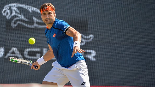 David Ferrer in action at s-Hertogenbosch (Photo: NurPhoto) 