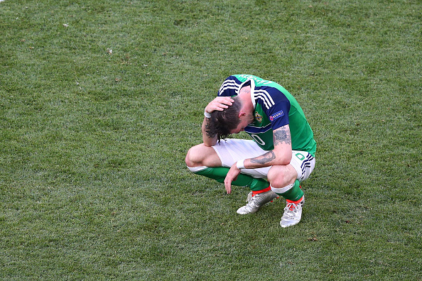 Kyle Lafferty received little to no service all game. (Photo: Alex Livesey/Getty Images)