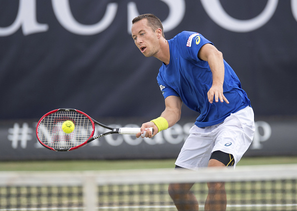Kohlschreiber finally took the opening set in a tiebreak after two days and several rain delays/Photo Source: Deniz Calagan/Getty Images