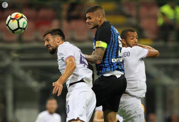 Il gol del 2-0 di Icardi. | Foto Twitter Inter