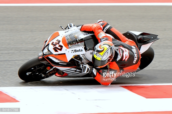 Salvadori in action in the Supersport