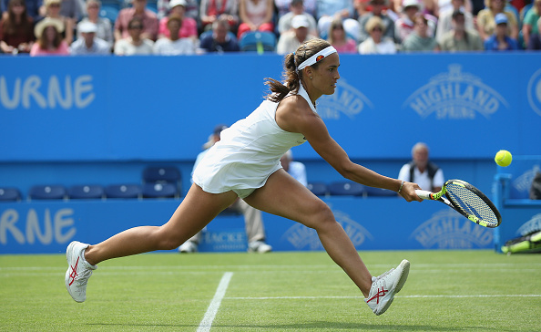 Puig hangs on to her lead | Photo: Steve Bardens/Getty Images