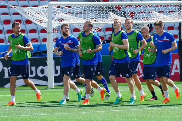 Gylfi Sigurdsson and his Icelandic teammates have enjoyed the benefits of a few days off ahead of their last 16 tie. (Photo: TOBIAS SCHWARZ/AFP/Getty Images)