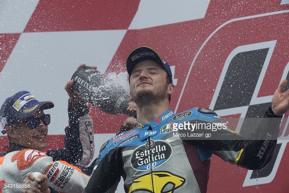 Hard to tire of seeing the picture of Miller celebrating his first MotoGP podium! - Getty Images