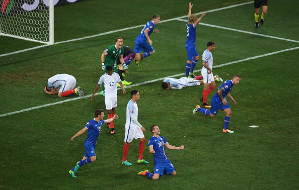 The contrasting emotions at full time on Monday night. Can the Nordic nation enjoy similar scenes on Sunday? (Photo: Laurence Griffiths/Getty Images)